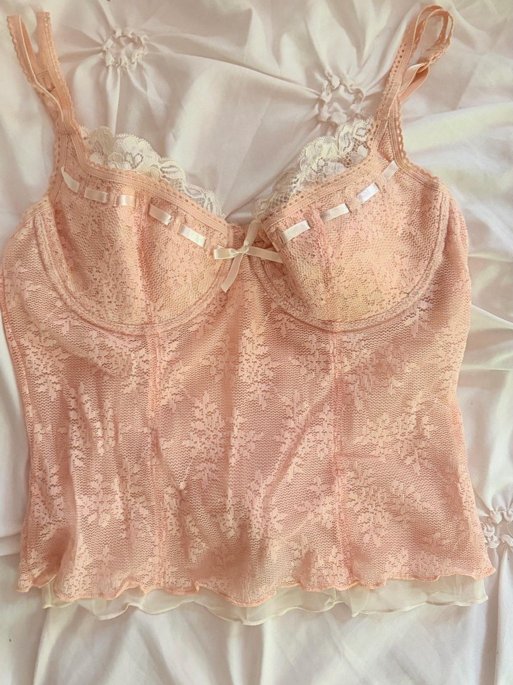 Y2K Victoria’s Secret corset cami top